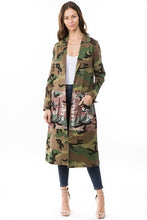 Load image into Gallery viewer, WOMEN FASHION CAMOFLAGE JACKETS: Camouflage / 2XL
