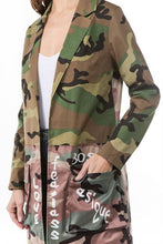 Load image into Gallery viewer, WOMEN FASHION CAMOFLAGE JACKETS: Camouflage / 2XL
