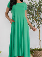 Load image into Gallery viewer, Cap Sleeve Maxi Dress
