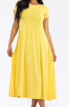 Load image into Gallery viewer, Cap Sleeve Maxi Dress
