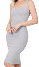 Load image into Gallery viewer, CLASSIC SQUARE NECK MIDI DRESS
