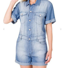 Load image into Gallery viewer, CHARMBRAY SHIRT ROMPER
